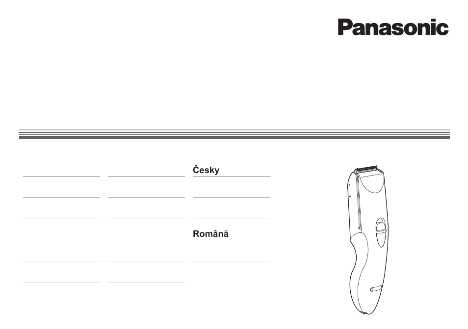 Panasonic ERCA70 User Manual | 108 pages