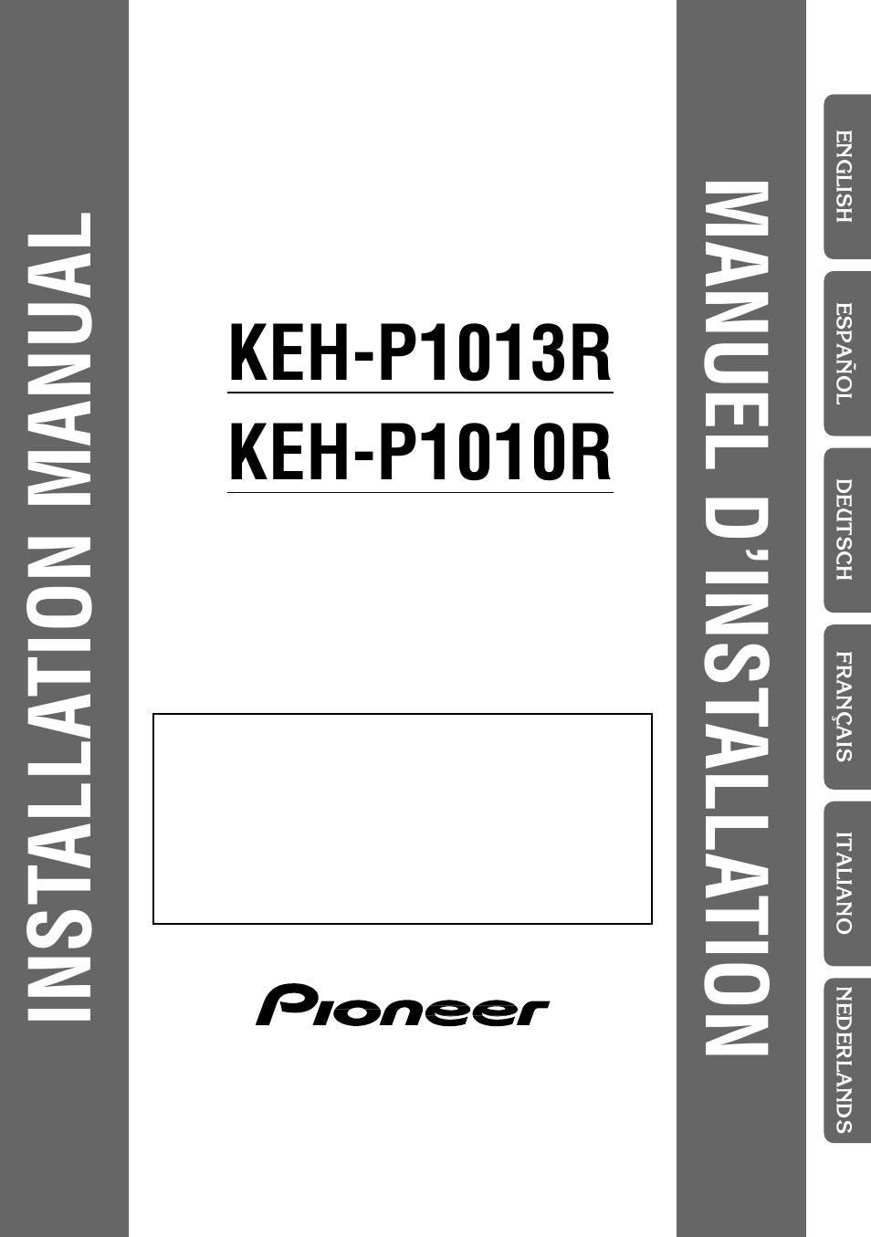 Pioneer KEH-P1010R User Manual | 40 pages
