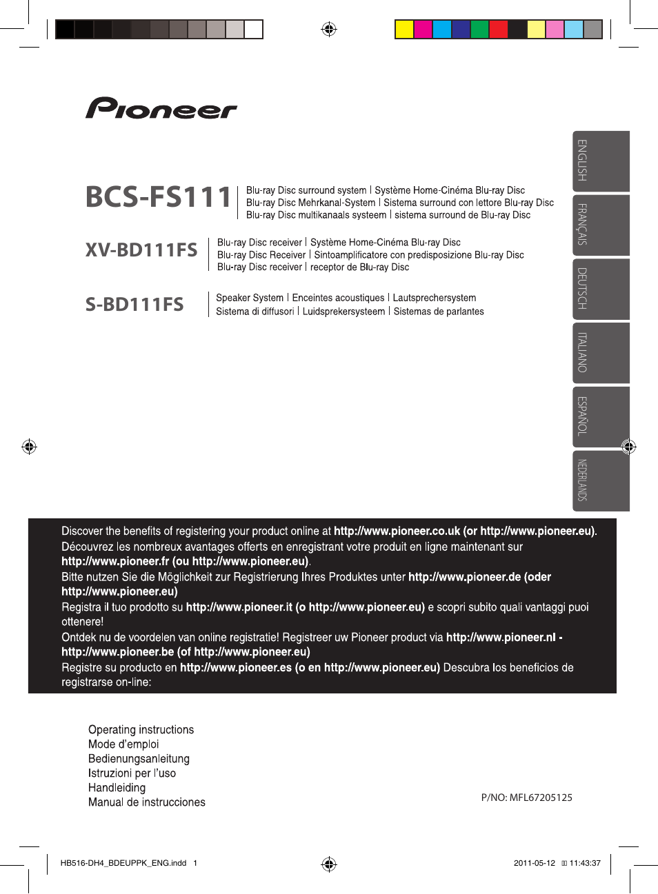 Pioneer BCS-FS111 User Manual | 376 pages