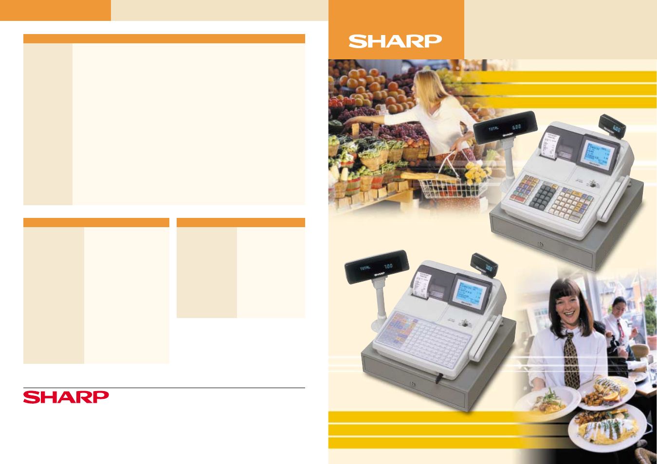 Sharp UP-700 User Manual | 2 pages