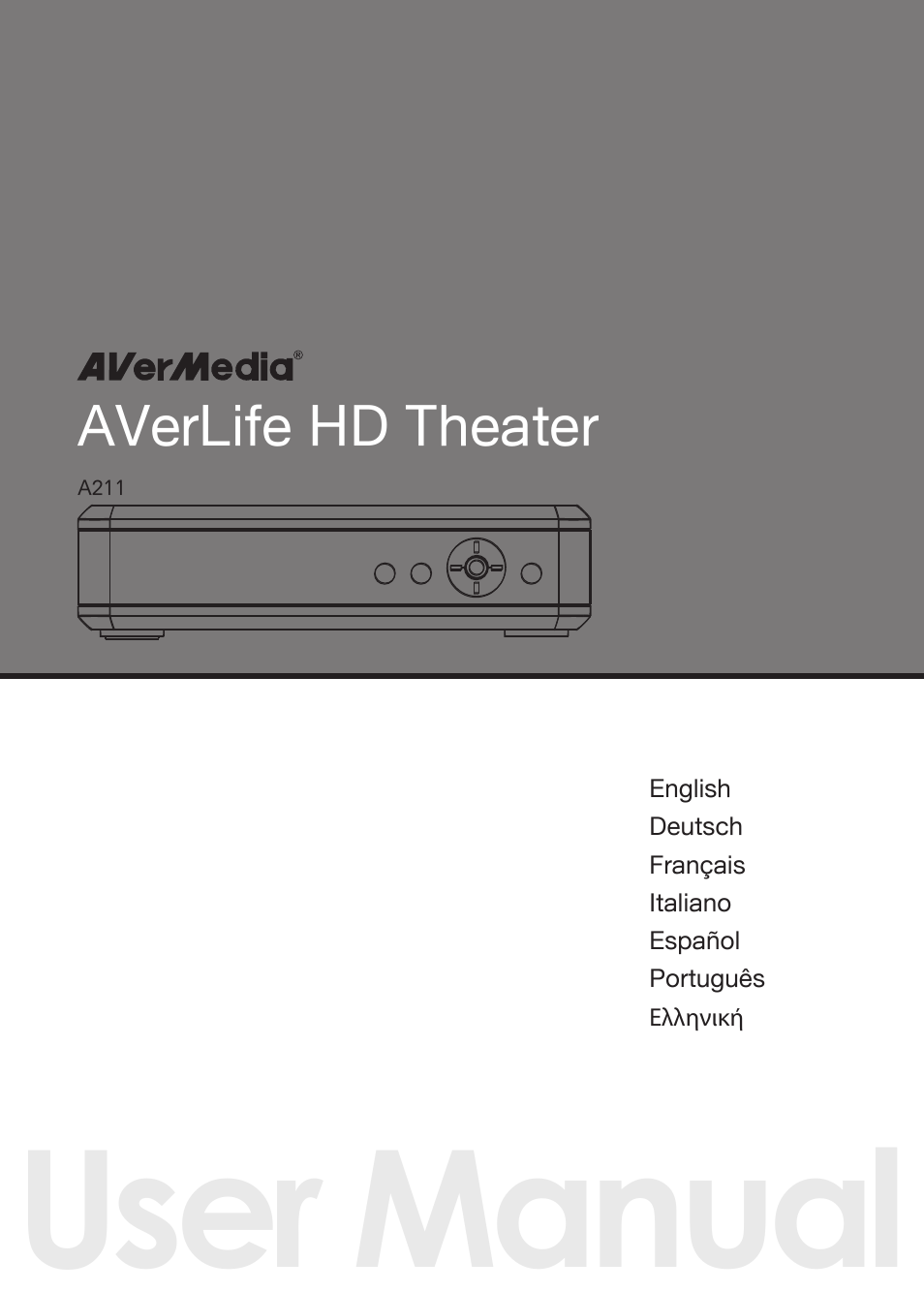 AVerMedia Technologies AVerLife HD Theater A211 User Manual | 96 pages