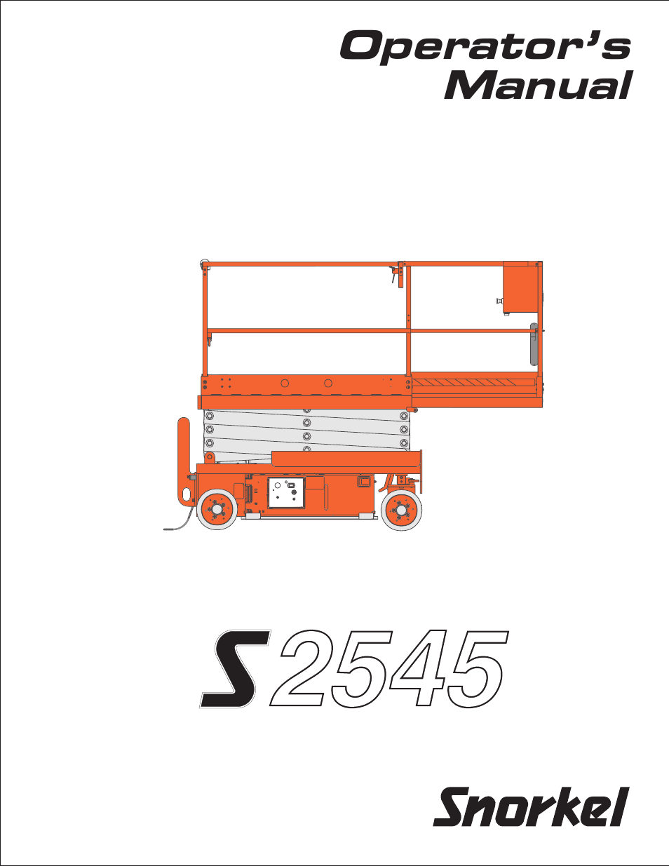 Snorkel S2545 User Manual | 53 pages