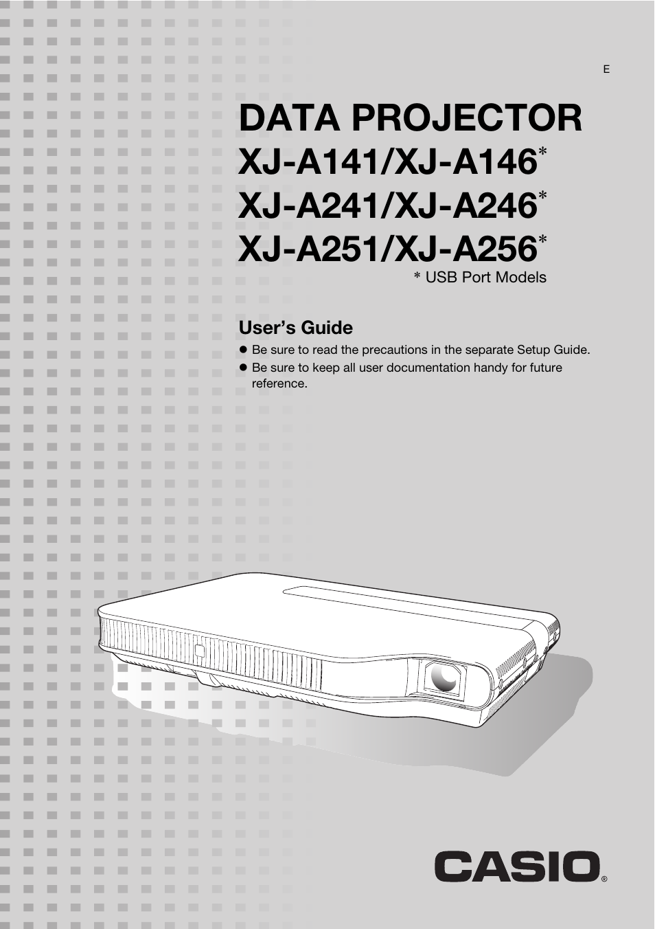Casio XJ-A241/XJ-A246* User Manual | 56 pages