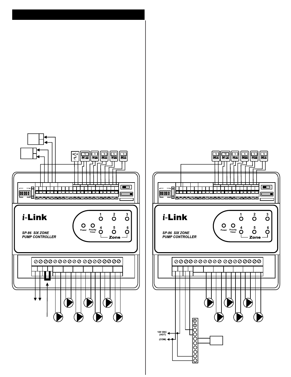Operation and typical wiring diagrams, Jumper placement, Figure 2 figure 3 | AZEL i-Link SERIES ZONE CONTROLS (CIRCULATOR PUMP SWITCHING RELAYS ) FOR HYDRONIC / RADIANT FLOOR HEATING SYSTEMS User Manual | Page 3 / 4