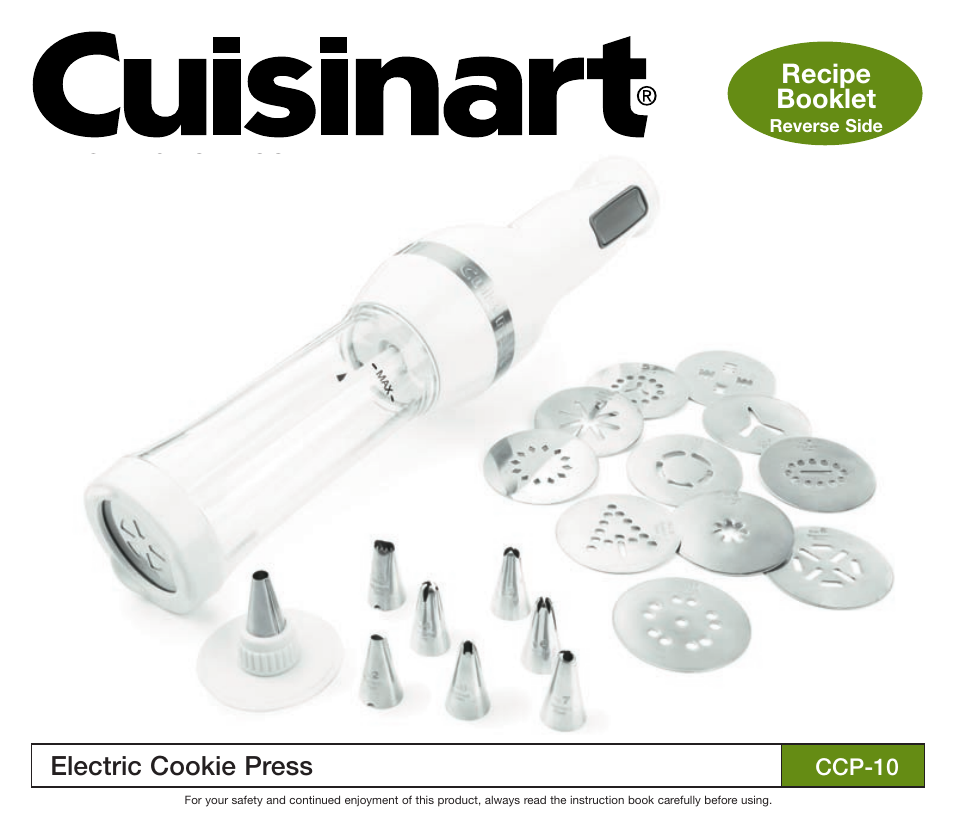 Cuisinart CCP-10 User Manual | 21 pages