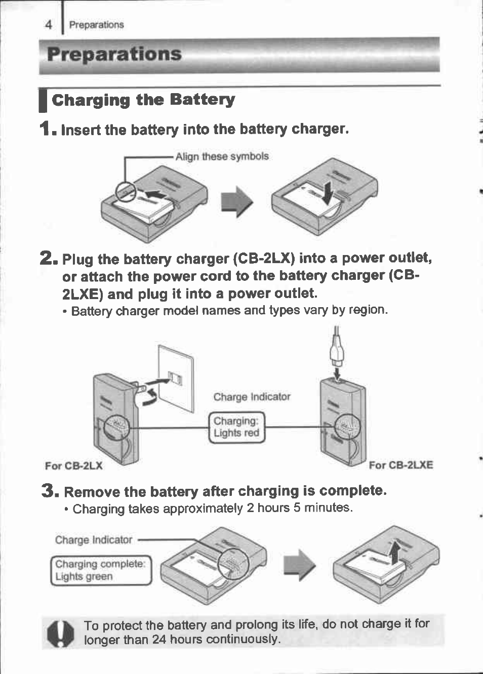 Preparations, I charging the battery | Canon IXUS 90IS User Manual | Page 6 / 36