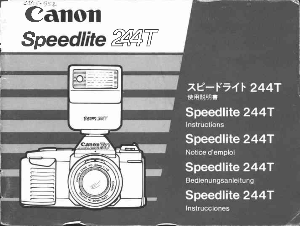 Canon 244 T User Manual | 24 pages