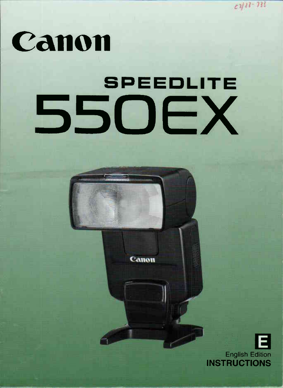 Canon 550EX User Manual | 128 pages