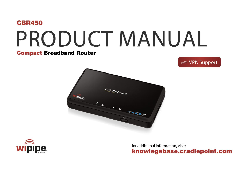 Cradlepoint CBR450 User Manual | 130 pages