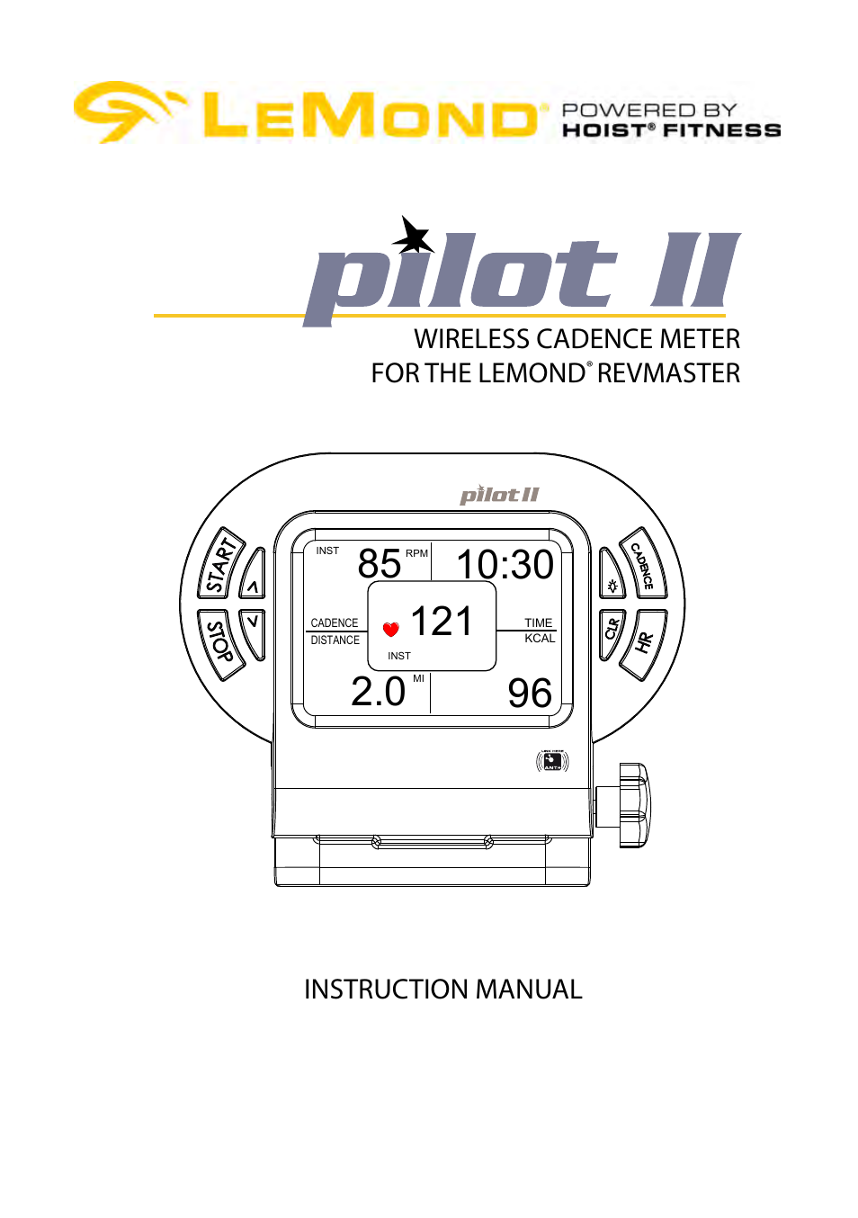 LeMond RevMaster Pilot User Manual | 29 pages