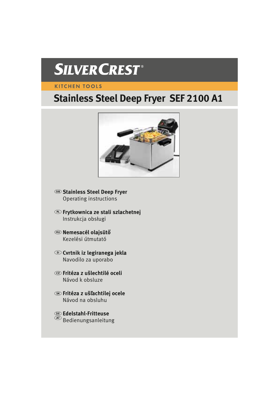 Silvercrest SEF 2100 A1 User Manual | 86 pages