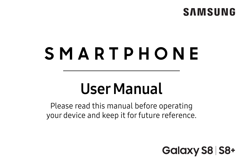 Samsung Galaxy S8 User Manual | 213 pages