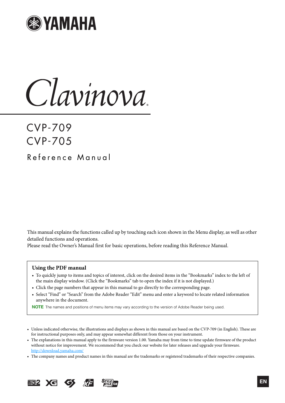 Yamaha CVP-705B User Manual | 117 pages
