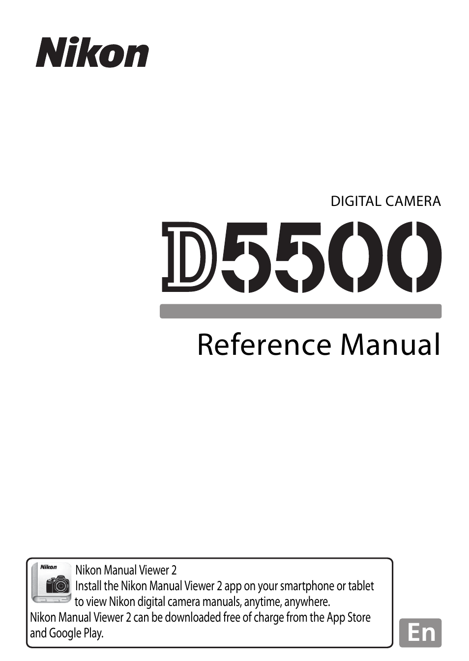 Nikon D5500 User Manual | 436 pages
