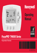 Pdf Download | Honeywell FocusPRO TH6000 Series User Manual (80 pages