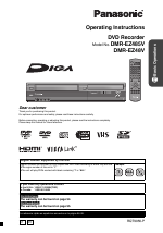 Pdf Download | Panasonic DIGA DMR-EZ48V User Manual (100 pages 