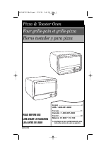 Proctor-Silex pizza and toaster oven manuals