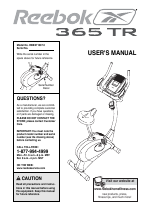 reebok 365 tr manual