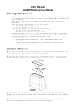 Pdf Download | AcuRite 00896 Rain Gauge User Manual (5 pages)