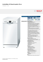 Bosch Sps86m02de Exclusiv Made In Germany Activewater 45