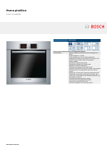 Bosch HBG76S651E Horno pirolítico Acero inoxidable EAN 4242002683423 manuals