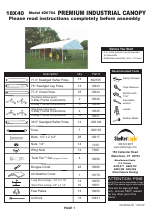 Pdf Download | ShelterLogic 26764 18 x 40 Super Max Canopy User Manual