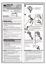 Cateye Sl Ld210 F Solar Manuals