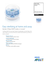 avent bottle sanitizer directions