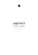 logic pro x manual pdf download