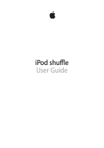 ulykke mærkning Biprodukt Apple iPod shuffle (4th generation) manuals