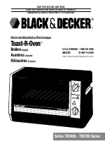 User manual Black & Decker Toast-R-Oven TRO700B (English - 21 pages)