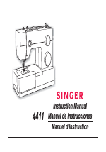 Singer 4411-4452-5511-5554 Sewing Machine Service Manual