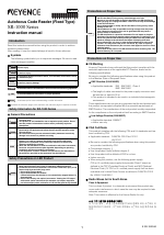 Pdf Download | KEYENCE SR-1000 Series User Manual (6 pages)