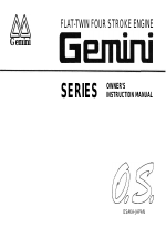 O.S. Engines FT-120 Gemini manuals