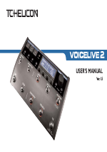 Pdf Download | TC-Helicon VoiceLive 2 User manual User Manual (105 pages)