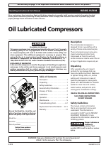 Campbell Hausfeld Oil Lubricated Compressor Hl Manuals