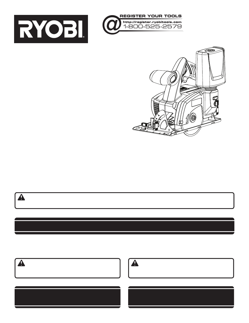 Ryobi P580 User Manual | 40 pages