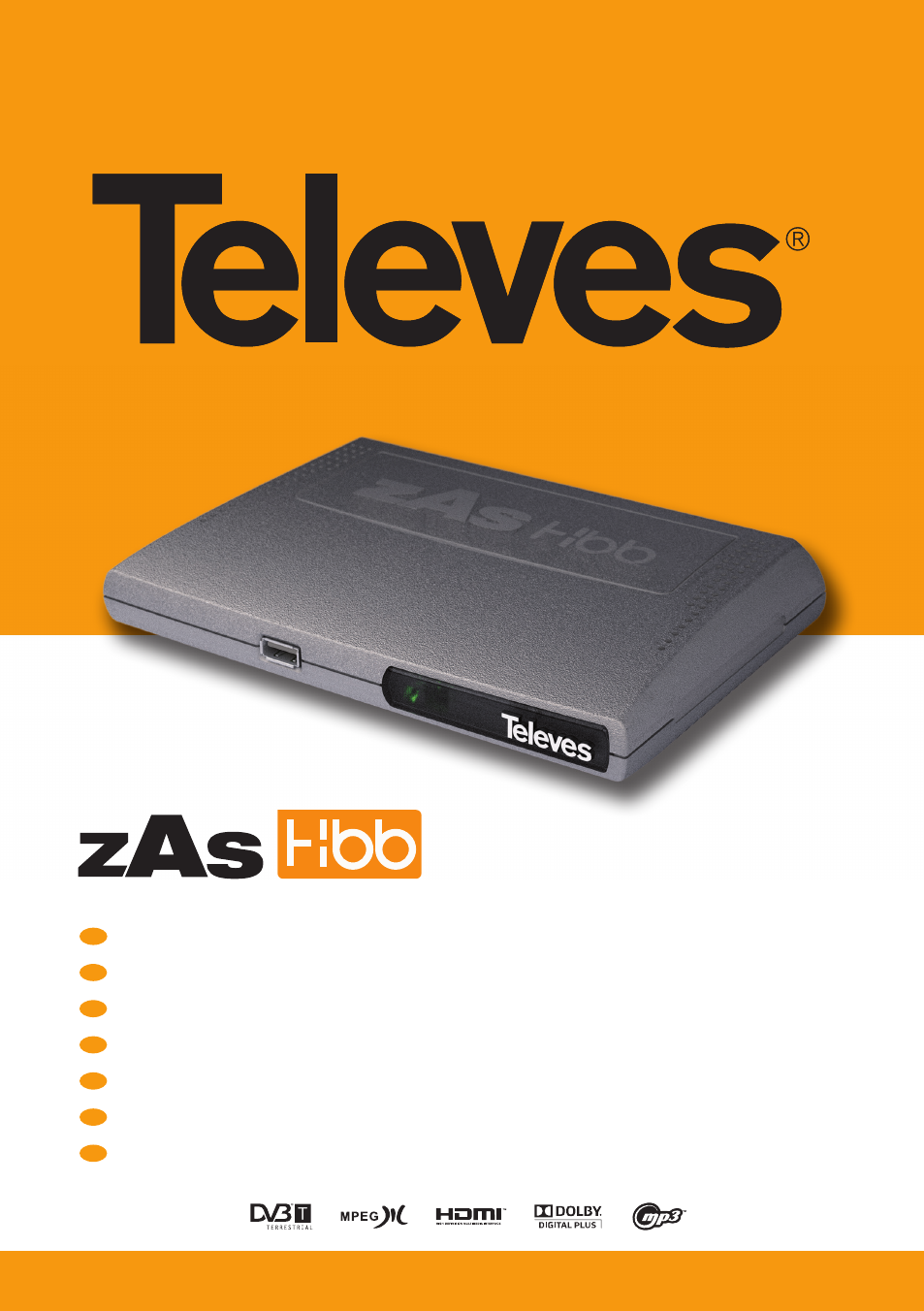Televes Digital Terrestrial Receiver HD DTT ZAS