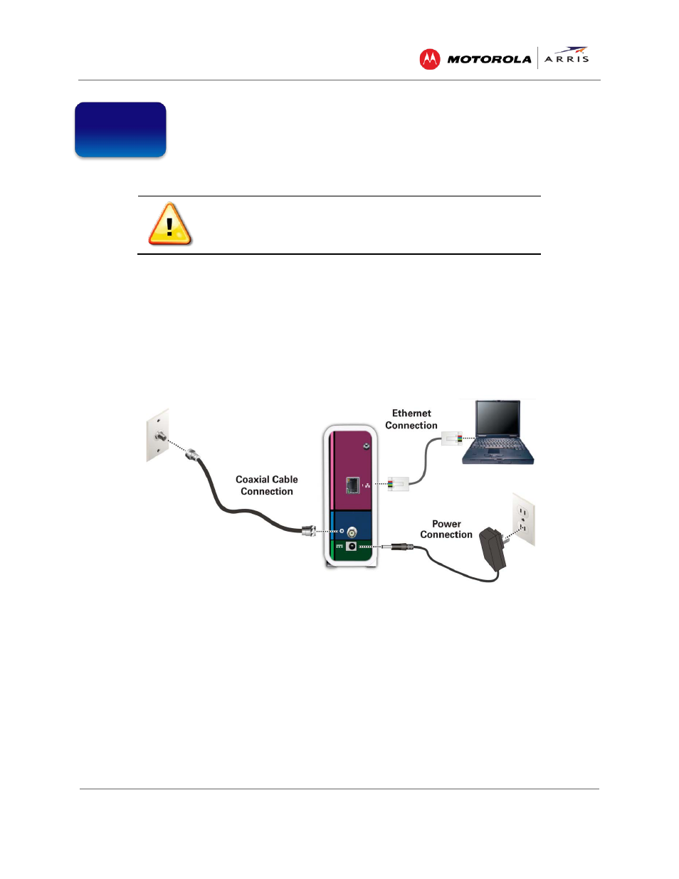 Connect the cable modem to your computer, Installing your cable modem