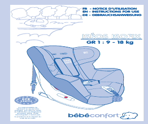 Grootste Buik Matrix Bebe Confort Iseos IsoFix manuals