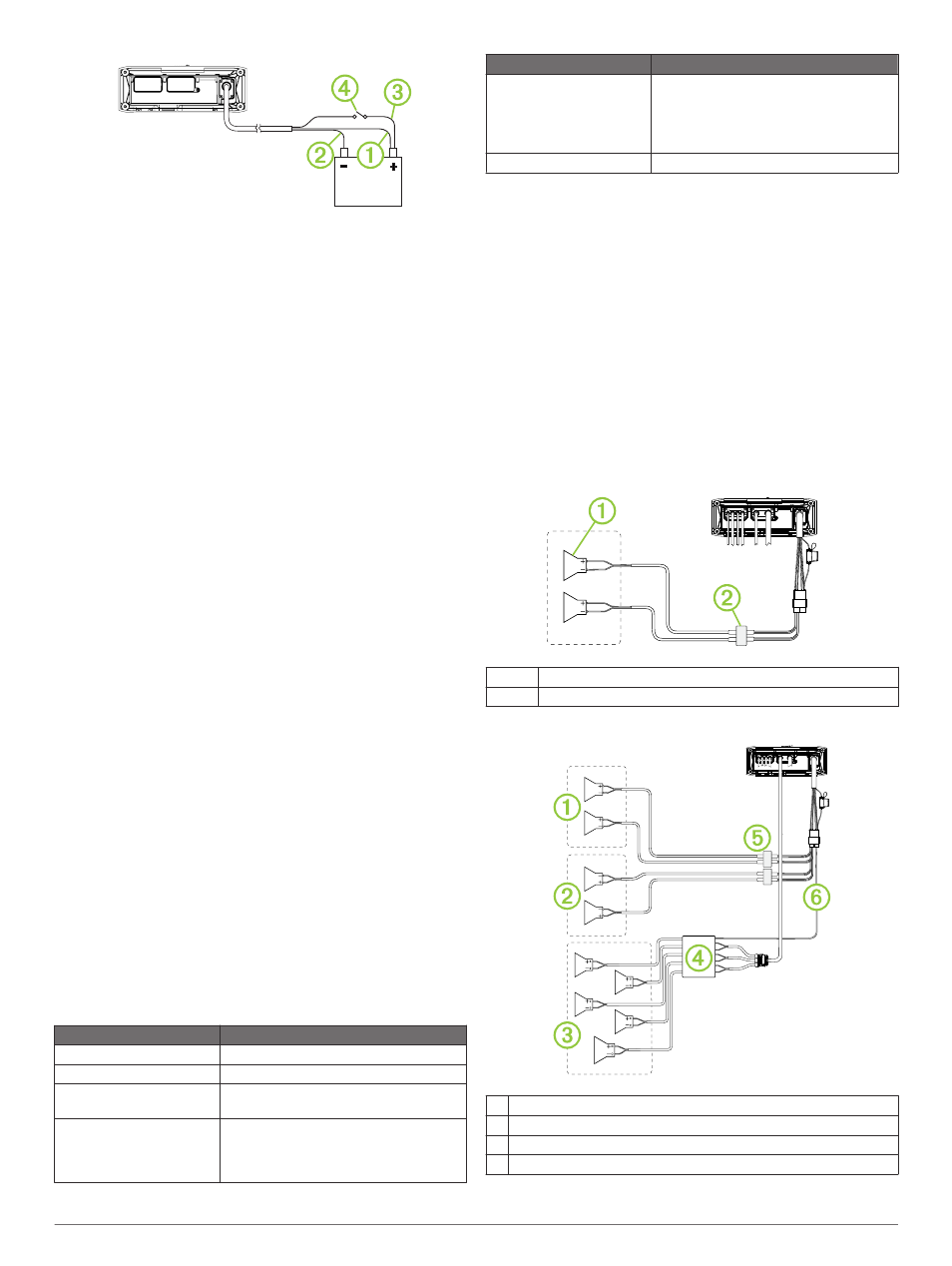 Speaker zones, Subwoofer amplifier connection considerations, Speaker amplifier connection ...