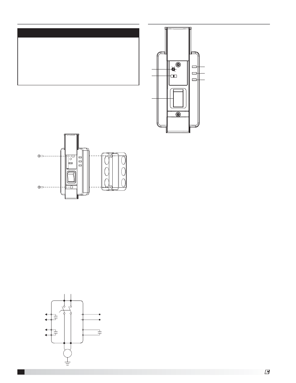 Operation, Installation, Main power wiring | Greenheck Universal ...