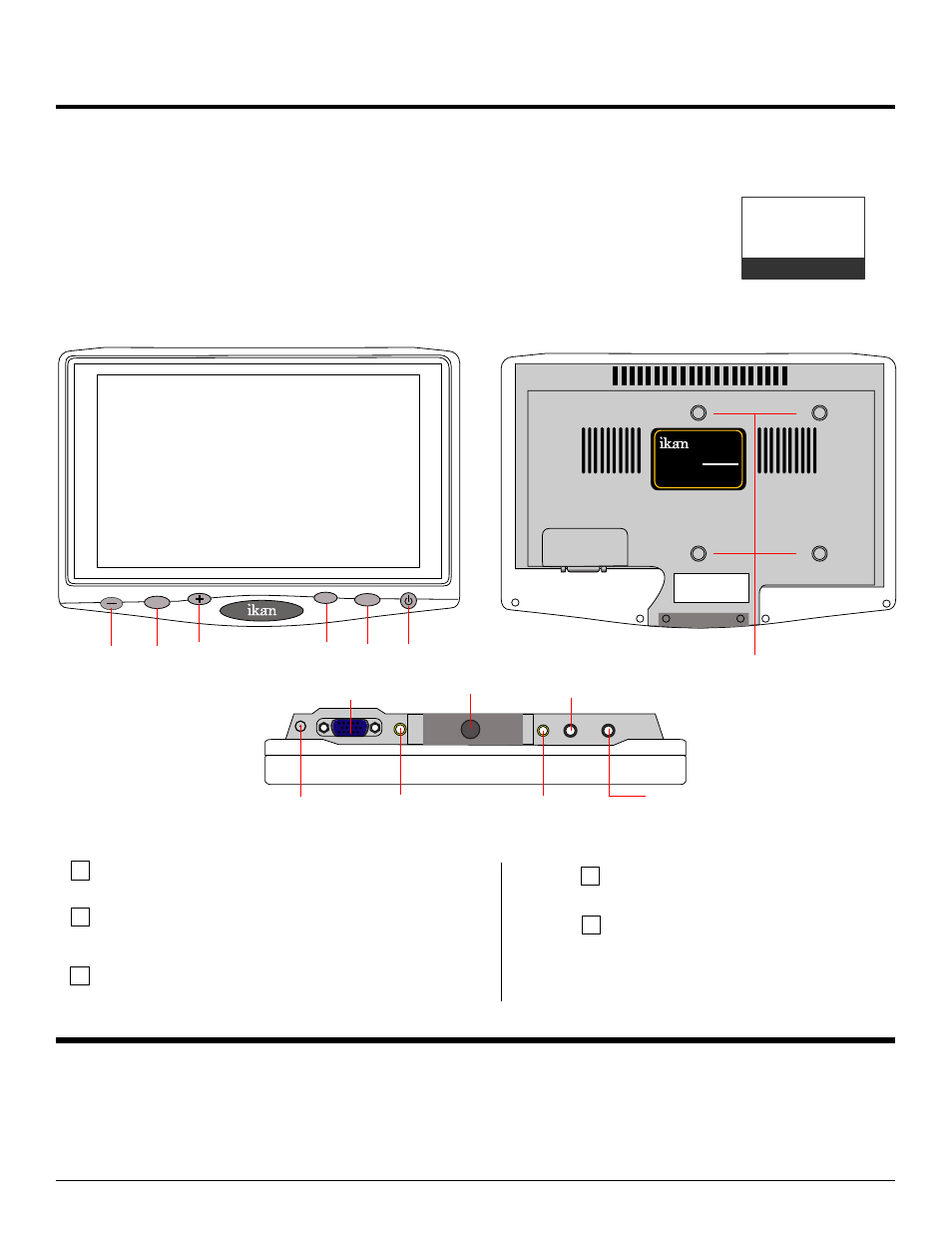 Ikan Vg7 User Manual 1 Page Also For Vg7 Dk Vh7 Dk Vh7