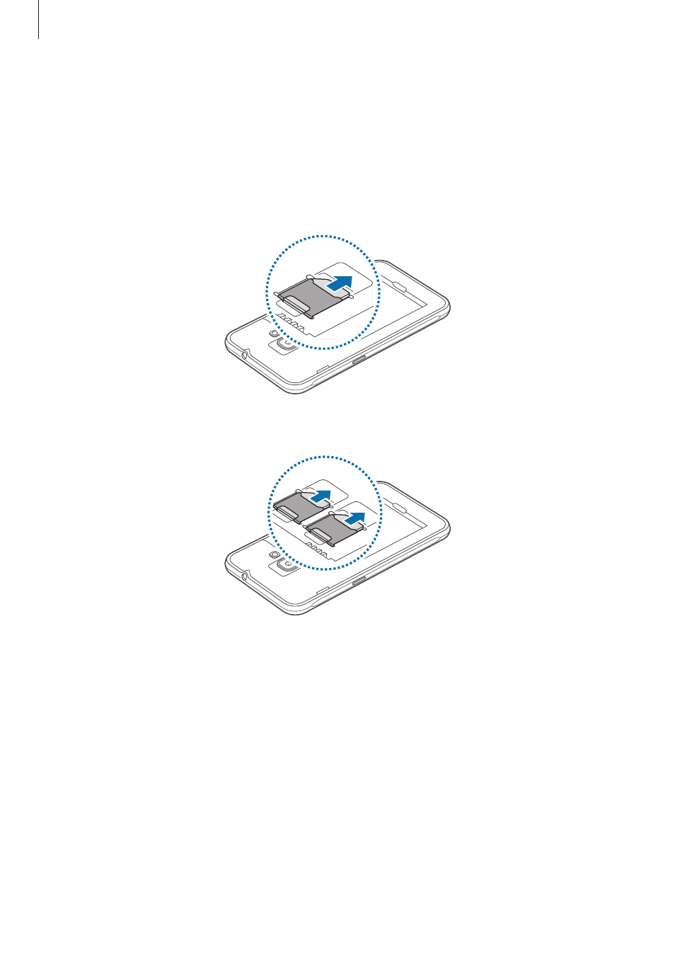 Removing the sim or usim card | Samsung J1 SM-J120F User Manual | Page