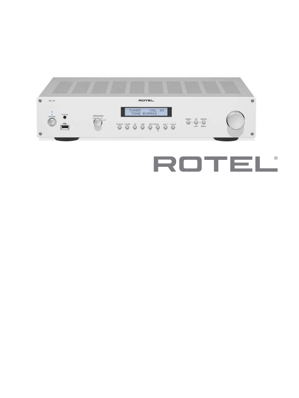 ROTEL RA-12 User Manual | 15 pages
