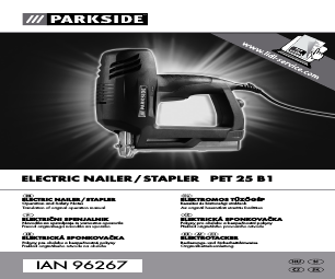Pdf Download | Parkside PET 25 B1 User Manual (55 pages)