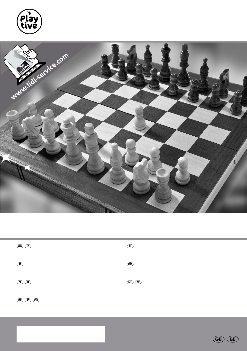 Playtive Chess Set User Manual 24 Pages Also For Tyrolean Roulette Chinese Chequers