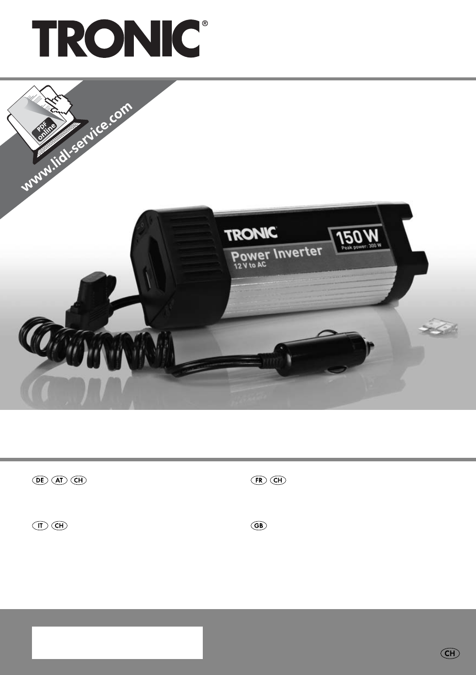 Tronic TSW 150 A1 User Manual | 43