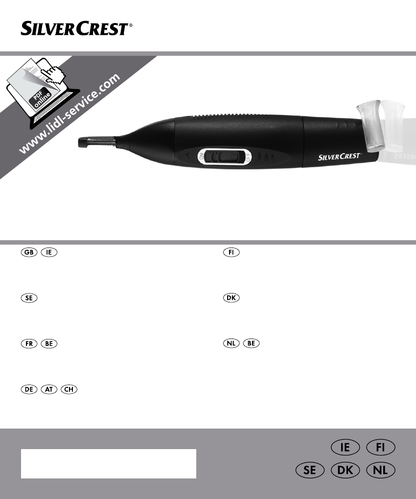 silvercrest facial hair trimmer