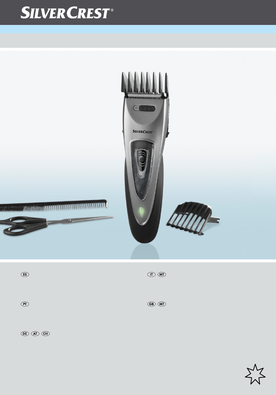 silver crest hair and beard trimmer instructions